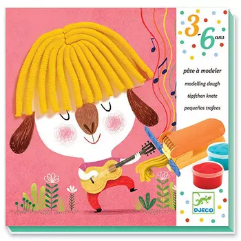 Набор для творчества из серии Лепка – Кудряшки, с пластилином и шаблонами