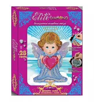 Набор для творчества из серии Стразы - Elite Diamond. Ангелочек