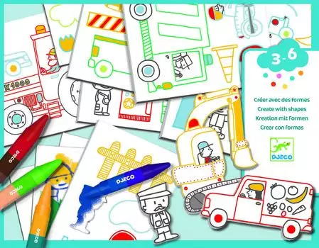 Набор для творчества - Машинки