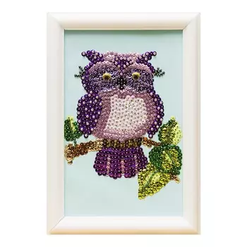 Набор для творчества - Мозаика из пайеток Совушка