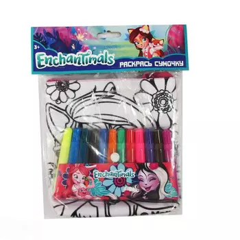 Набор для творчества. Раскрась сумку - Enchantimals