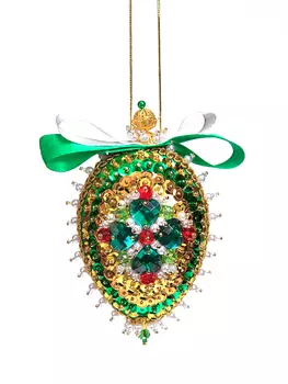 Набор для творчества - Шишка новогодняя Изумрудная