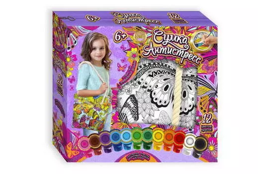 Набор для творчества Сумка - Антистресс №1 Бабочки