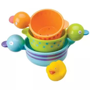 Набор для ванны - Чашки-уточки, от 6 мес.