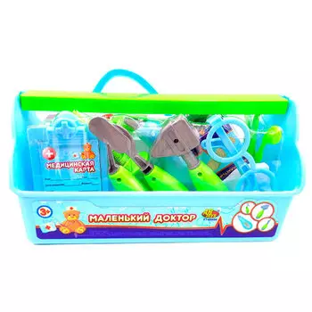 Набор доктора "Маленький доктор", 14 предметов, в чемодане