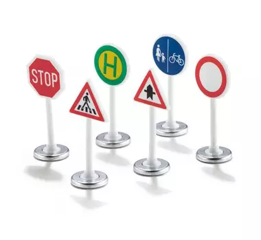 Набор дорожных знаков, 6 штук