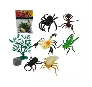 Набор фигурок из серии В мире животных – Насекомые, 10 шт.