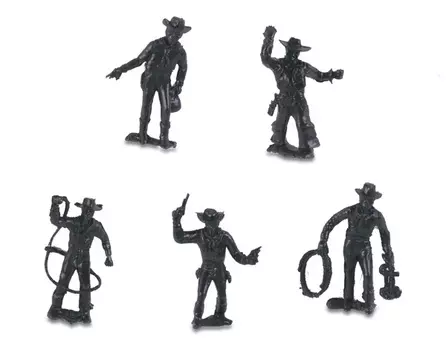 Набор фигурок – Ковбои, 6 см.