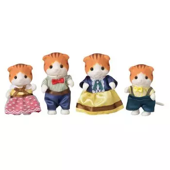 Набор фигурок - Семья Рыженьких котов из серии Sylvanian Families