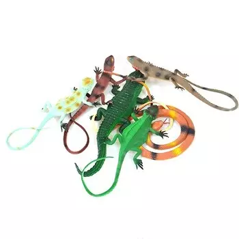 Набор фигурок В мире животных – 6 ящериц, 15 см.