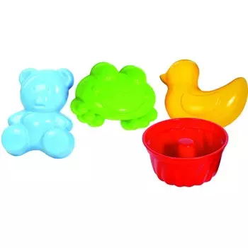 Набор формочек - На пляже, 4 штуки