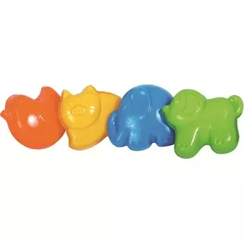 Набор формочек - Животные, 4 штуки