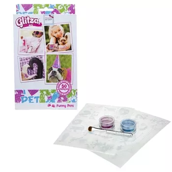 Набор Glitza Art - Смешные питомцы, 50 дизайнов