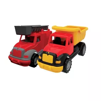 Набор - Грузовик и пожарная машина, 37 см