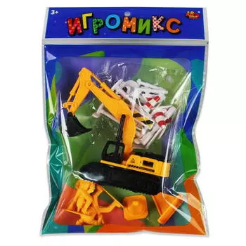 Набор Игромикс – Строительная техника, 18 предметов