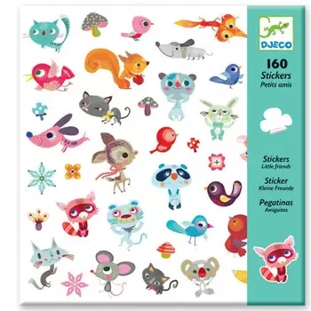 Набор из 160 наклеек - Маленькие друзья