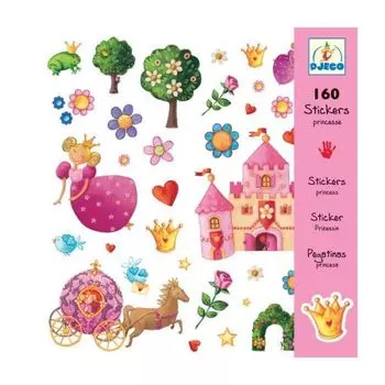 Набор из 160 наклеек – Принцессы