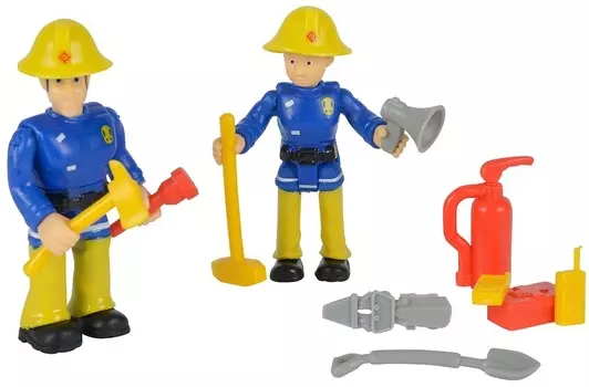 Набор из 2 фигурок и аксессуаров из серии Пожарный Сэм, 7,5 см., 4 вида