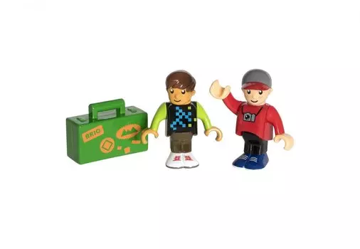 Набор из 2- х фигурок пассажиров и чемодана