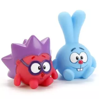 Набор из 2-х игрушек для ванной Смешарики - Крош и Ежик