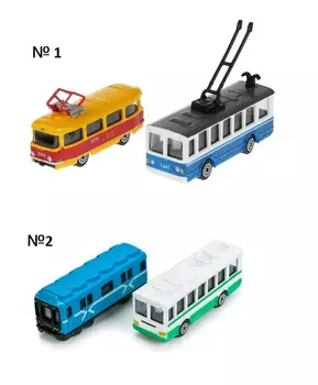 Набор из 2-х металлических моделей , 7,5 см