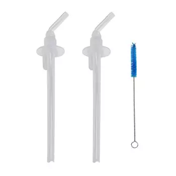 Набор из 2 трубочек для чашек-поильников и ершик