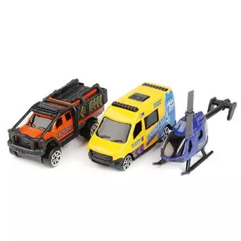 Набор из 3 машинок металлических 7,5 см, несколько видов