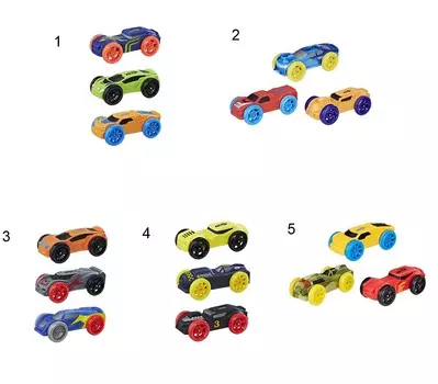 Набор из 3 машинок - Нерф Нитро