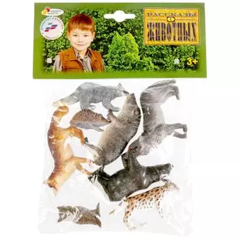 Набор из 8-и животных средней полосы, несколько видов