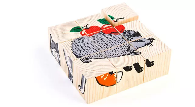 Набор из 9-и кубиков - Животные леса