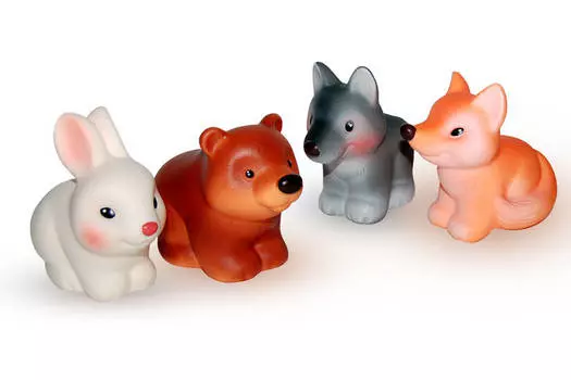 Набор из пластизоля - Лесные звери