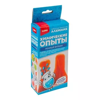 Набор из серии Алхимик. Химические опыты - Пенный вулкан красный