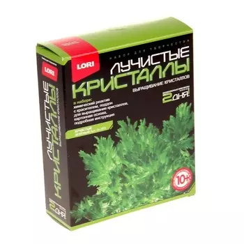 Набор из серии Лучистые кристаллы - Зеленый кристалл