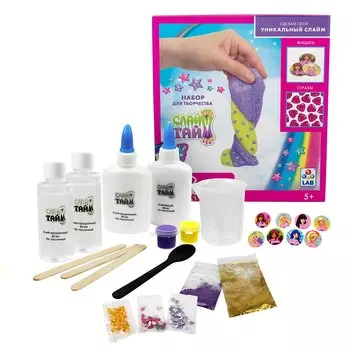 Набор из серии Слайм тайм – Барби, с кристаллами, стразами и жетонами