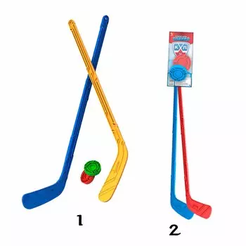 Набор - Юный хоккеист, 2 клюшки, 2 шайбы