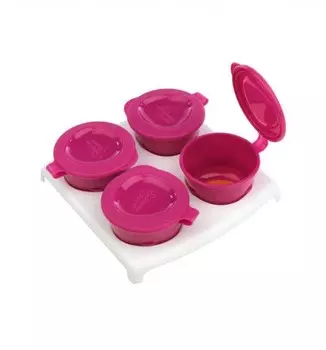 Набор контейнеров с гибким дном для замораживания питания