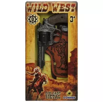 Набор Ковбой: револьвер 8-зарядный, кобура