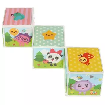 Набор кубиков для ванны – Малышарики, 3 кубика