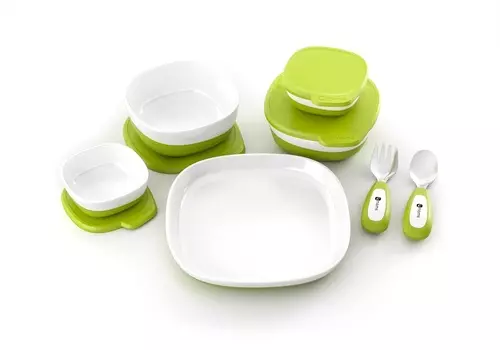 Набор магнитной посуды для стульчика 4moms