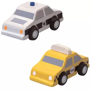 Набор машинок – Такси и полиция
