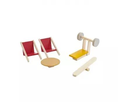 Набор мебели для мини-кукол – Спортивный уголок