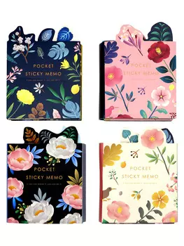 Набор мини стикеров – Цветочки, 4 вида