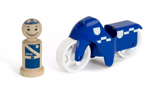 Набор - Мой родной дом - Полицейский мотоцикл, 2 элемента