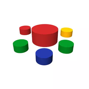 Набор мягких модулей - 6 элементов