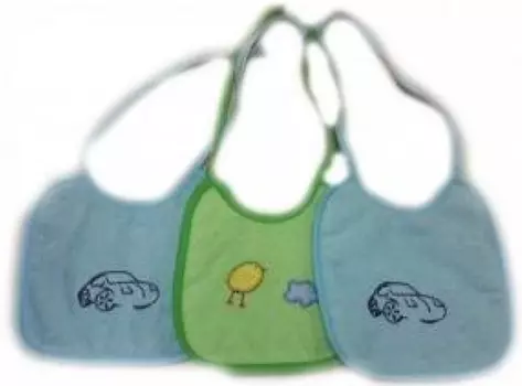 Набор нагрудников Kidboo с вышивкой, 3 шт.