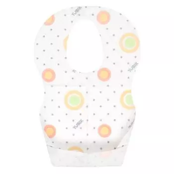 Набор нагрудников космонавта - Tubik 5 штук, от 4 месяцев, с карманом и липучкой