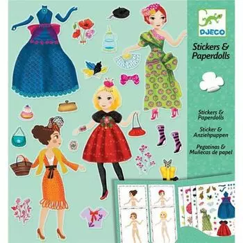 Набор наклеек – Мода, с фигурками девушек