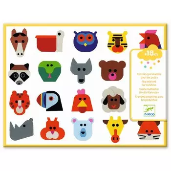 Набор объемных наклеек - Животные