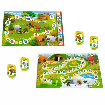 Набор обучающих пазлов 6 в 1 – Ми-ми-мишки. Чтение, счет