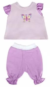 Набор одежды для куклы 38-43см, кофточка и брючки, Бабочка
